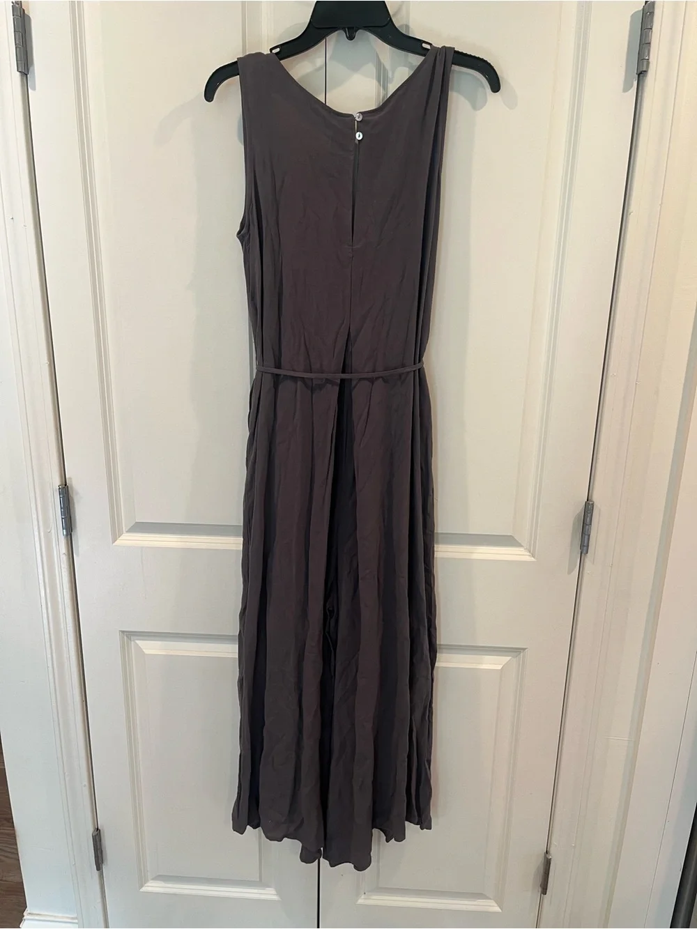 Grade & Gather NWT Carbon Sleeveless V-Neck Romper Charcoal Small